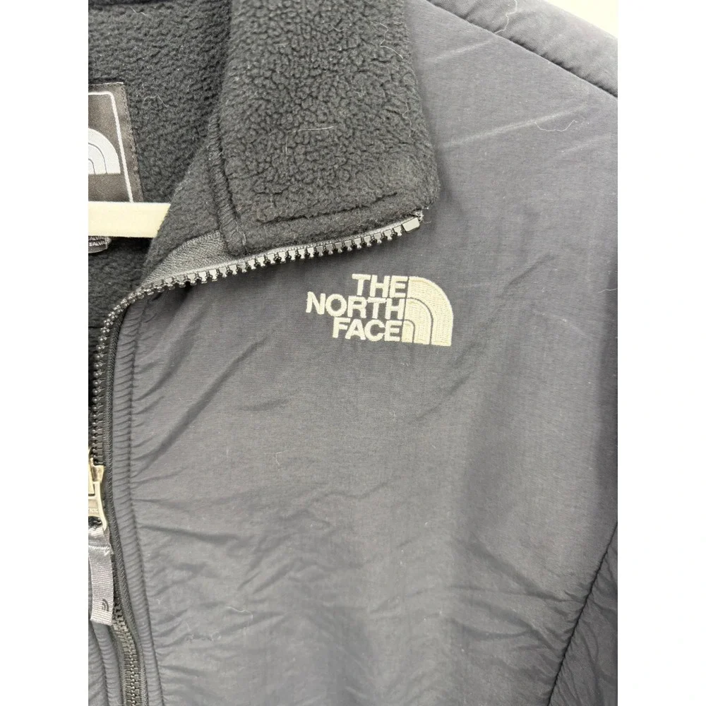 The North Face Denali Fleece Jacket Girls XL Black Polartec Full Zip